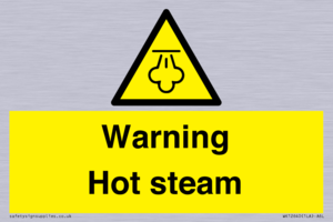 Warning Hot steam